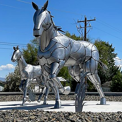 Idaho Centre Horse Sculpture